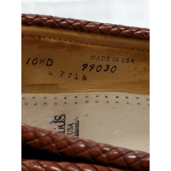  Allen Edmonds Brown Woven Tassel  Loafer 10.5 D main image 4